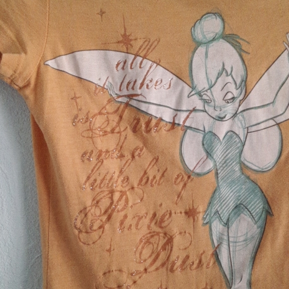 Disney Tinkerbell tshirt  size xs/small - Picture 3 of 4